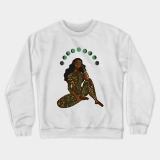 green phases Crewneck Sweatshirt